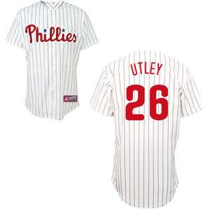 Chase Utley Philadelphia Phillies Majestic Replica Jersey Any Size 