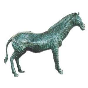   Metropolitan Galleries SRB992313 Standing Zebra Bronze