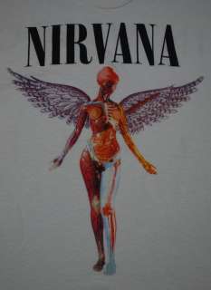 VINTAGE NIRVANA IN UTERO LIVE 94 T  SHIRT 1994 XL ORIGINAL  