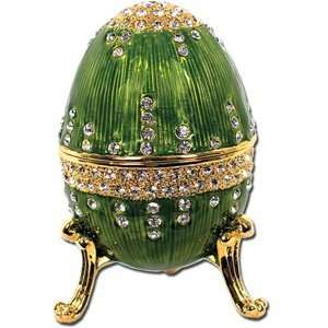   SWAN LAKE TRADITIONAL EGG Traditional Egg In Green Swan Lake Jewelry