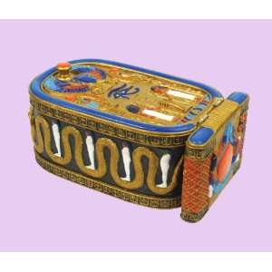  Egyptian Cartouche Jewelry Trinket Box 6770