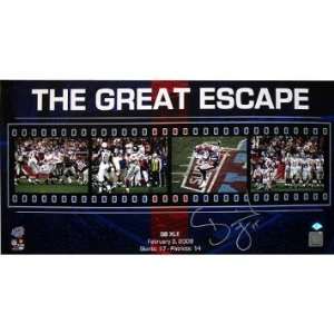  David Tyree Autographed Great Escape Filmstrip Collage 