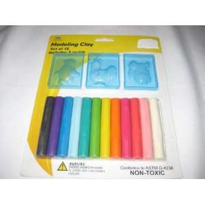  Modeling Clay Set of 15 Included 3 Molds Arts, Crafts 