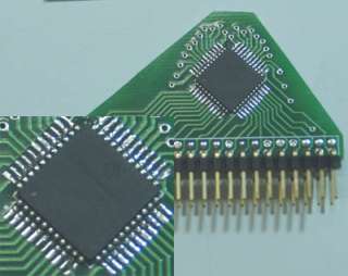 Microchip 44 QFP 2 DIP Breadboard PCB prototyping board  