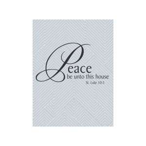 peace be unto this house   Removeable Wall Decal   selected color 