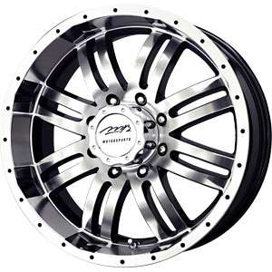 New 15X8 5 114.3 Mb Motoring V Drive Black Machined Face Wheels/Rims