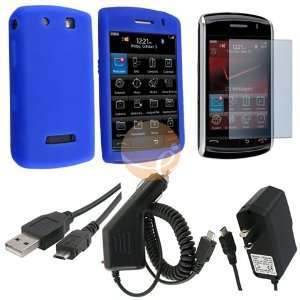   Screen Protector + USB Data Cable for Blackberry Storm 9530 Smartphone