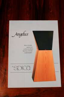 Spica Angelus Speaker Brochure *Original*  