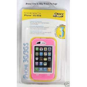  OtterBox Defender iPhone Case 3G S 3GS Pink On White Cell 