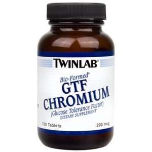  Twinlab GTF Chromium 100 Tablets