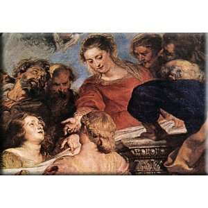  Assumption of the Virgin [detail 2] 16x11 Streched Canvas 