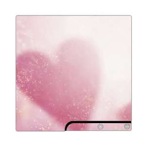 Glitter Heart Decorative Protector Skin Decal Sticker for PlayStation 