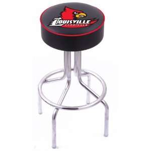  University of Louisville Steel Stool with 4 Logo Seat 