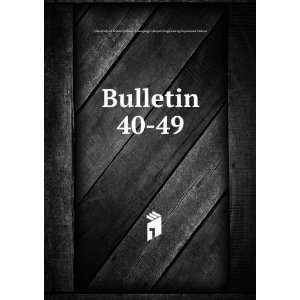  Bulletin. 40 49 University of Illinois (Urbana Champaign 