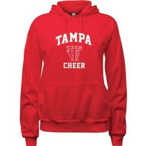  Tampa Spartans Red Womens Cheer Arch Hooded Sweatshirt 