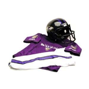 Baltimore Ravens Youth NFL Team Helmet and Uniform Set (Small)  