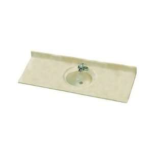  73 x 22 Astra Lav Left Hand Offset Marble Vanity Top 