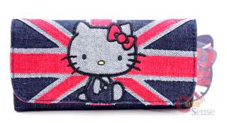 Sanrio Hello Kitty UK Denim Wallet England Flag Lounge Fly 1