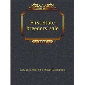   State breeders sale New York Holstein Freisian Association Books