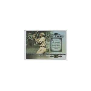   Upper Deck Epic Events #EE99   Honus Wagner/675 Sports Collectibles