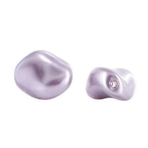  5826 9mm Asymmetrical Pearls Mauve Arts, Crafts & Sewing