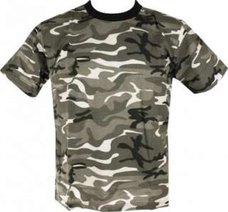 MENS MILITARY CAMOUFLAGE CAMO T SHIRT ARMY COMBAT NEW  