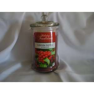  Holiday Traditions Yuletide Berries Candle Jar
