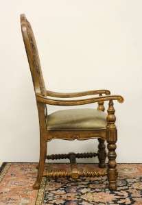 Bernhardt Furniture   Balmoral Leather Seat Armchair  