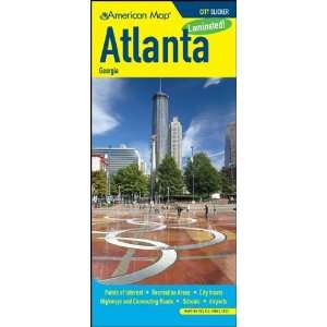  American Map 616783 Atlanta, GA City Slicker Map