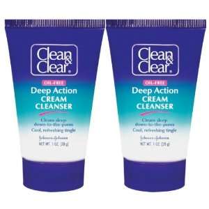  Clean & Clear Deep Action Cream Cleanser, 1 oz Everything 