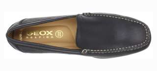 New 2012 Geox UOMO FAST G, Mens Leather Moccasin Shoes, Size 12, MSRP 