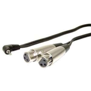  ST Series General Purpose Right Angle Stereo Mini To 2 XLR 