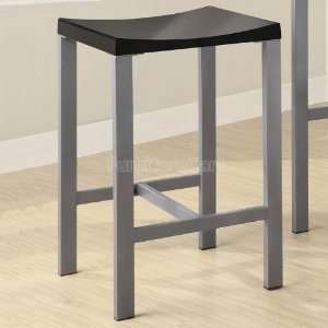  Coaster Furniture Atlus 24 inch Barstool (Set of 2) (Black 