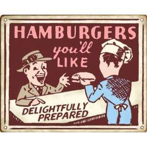  Retro Hamburger Shop Sign 