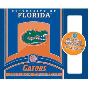  Florida Gators 2010 Box Calendar with Sound Sports 