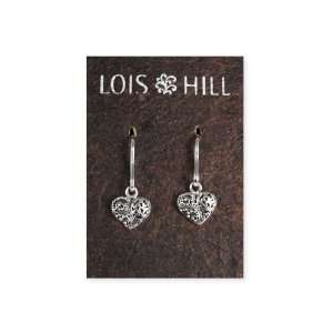  Lois Hill Earrings   Heart Cutout Granulation Jewelry