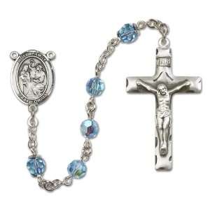  Holy Family Aqua Rosary Jewelry
