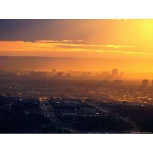 Sunset Over City, Toronto, Ontario, Canada Lonely Planet Collection 