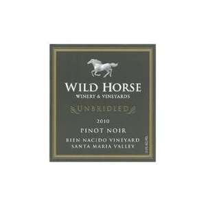  Wild Horse Unbridled Pinot Noir 2010 Grocery & Gourmet 