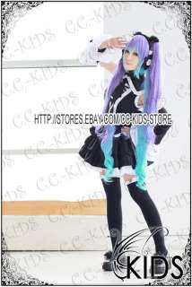 VOCALOID MIKU COSPLAY WIG COSTUME ANTI THE HOLiC VER  