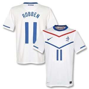  10 11 Holland Away Jersey + Robben 11