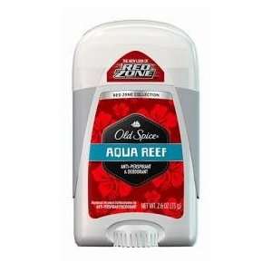  Old Spice Red Zone Invisible Solid AP/D Aqua Reef 2.6oz 