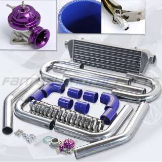 UNIVERSAL 2.5 BLUE INTERCOOLER PIPING KIT + TYPE RS TURBO BLOW OFF 