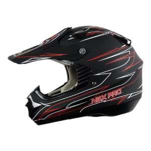  Vega NBX PRO Red Pinstripe Medium Off Road Helmet 