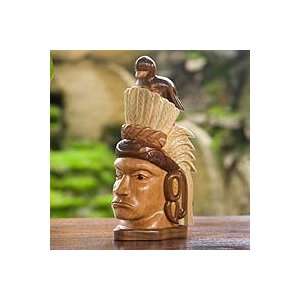    NOVICA Wood sculpture, Warrior Tecun Uman