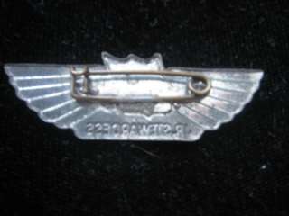 United Airlines Junior Stewardess Pin Steel ~ VERY RARE  