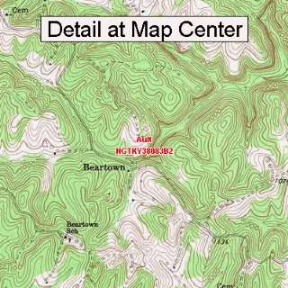  USGS Topographic Quadrangle Map   Ault, Kentucky (Folded 