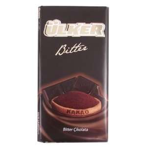 Ulker Bittersweet Chocolate Bar   2.8oz Grocery & Gourmet Food