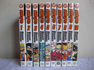NEW Naruto Manga LOT Volumes 1~10 Series Set  