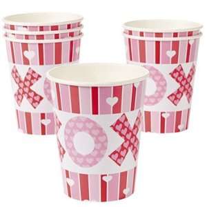  Valentines XOXO Cups   Tableware & Party Cups Toys 